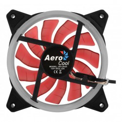 Aerocool Rev RED 120mm fan with Dual Led ring lighting