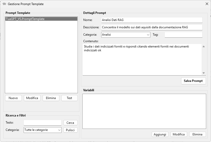 Prompt Template Management