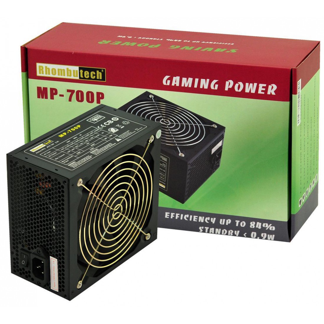 700 Watt PC power supply with standard ATX V2.31 stand IPWMP700W