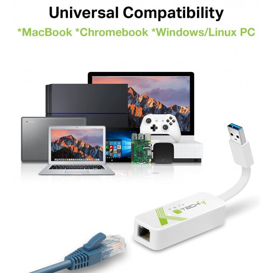 USB 3.0 to Ethernet Gigabit RJ45 Lan adapter USB 3.0 to Ethernet Gigabit RJ45 Lan adapter