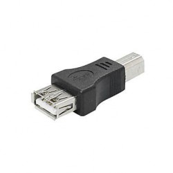 USB type A female to USB type B male