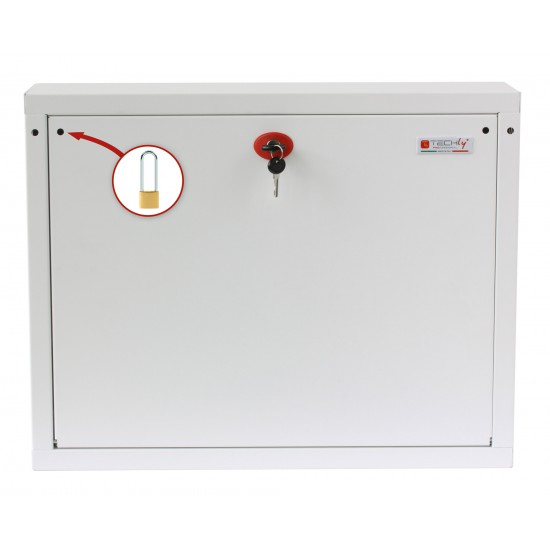 Security Locker for White Wall Smartphone with double security lock