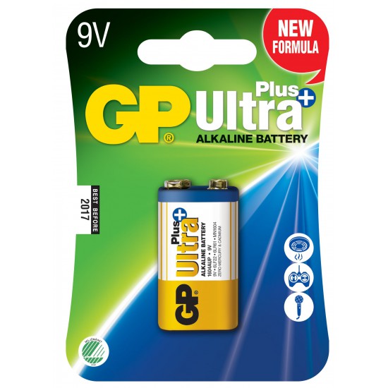 Batteria da 9 Volt GP Ultra Plus Batteria da 9 Volt GP Ultra Plus