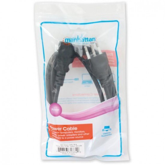 Cavo alimentazione C13 F a Schuko 1,8 mt nero Cavo alimentazione C13 F a Schuko 1,8 mt nero