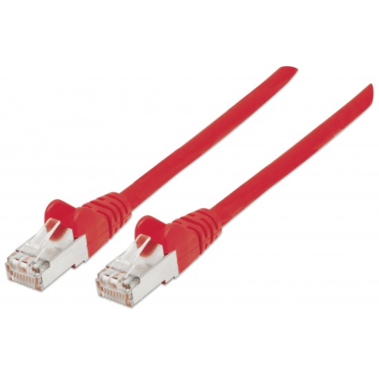 Category 7 RJ45 6A S/FTP LSZH 30m Plug RJ45 6A Patch Cable Red