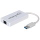 Hub 3 porte USB 3.0 e una RJ45 per Adattatore Ethernet Gigabit