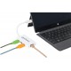 Hub 3 USB 3.0 ports and one RJ45 for Gigabit Ethernet Adapter Hub 3 USB 3.0 ports and one RJ45 for Gigabit Ethernet Adapter