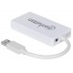 Hub 3 USB 3.0 ports and one RJ45 for Gigabit Ethernet Adapter Hub 3 USB 3.0 ports and one RJ45 for Gigabit Ethernet Adapter