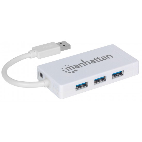 Hub 3 porte USB 3.0 e una RJ45 per Adattatore Ethernet Gigabit