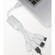 Hub USB2 da 4 Porte Bianco