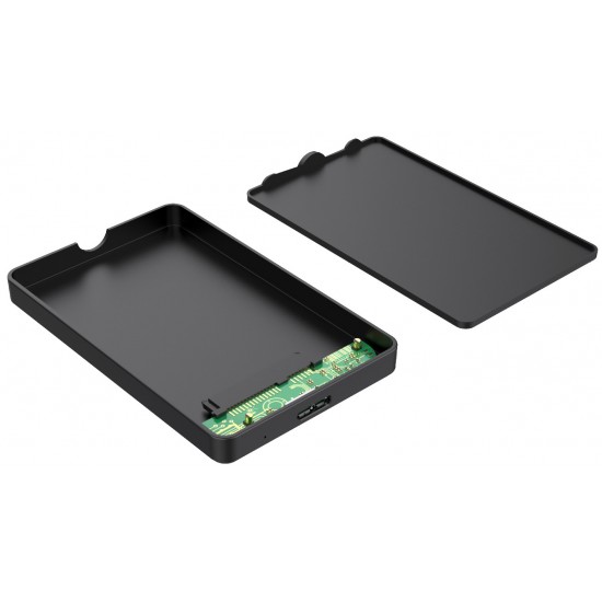 Box Esterno USB 3.0 per Hard Disk SATA da 2,5 pollici Nero