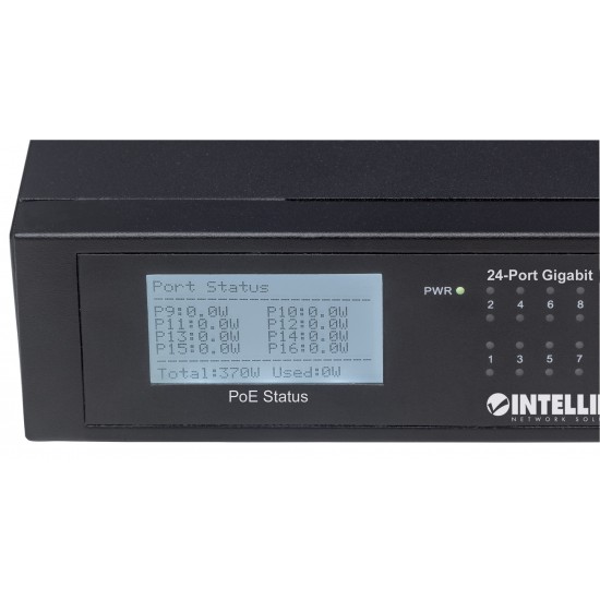 Gigabit Ethernet Switch da 24 ports POE+ con 2 ports SFP Gigabit Ethernet Switch da 24 ports POE+ con 2 ports SFP