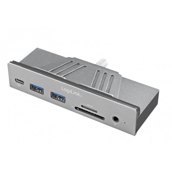 USB-C™ Hub 3.2 Gen 1 Multifunction 7-in-1 Aluminum with Clamps USB-C™ Hub 3.2 Gen 1 Multifunction 7-in-1 Aluminum with Clamps