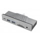 USB-C™ Hub 3.2 Gen 1 Multifunction 7-in-1 Aluminum with Clamps USB-C™ Hub 3.2 Gen 1 Multifunction 7-in-1 Aluminum with Clamps