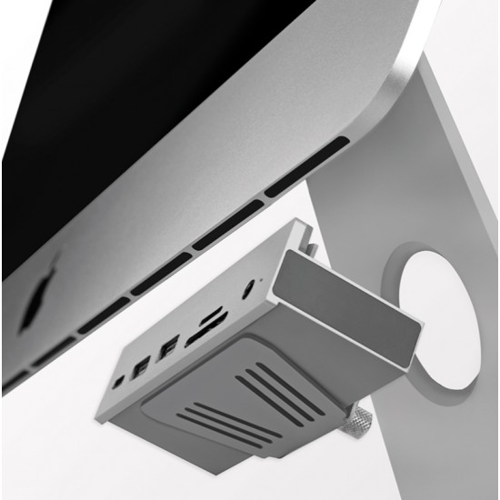 USB-C™ Hub 3.2 Gen 1 Multifunction 7-in-1 Aluminum with Clamps USB-C™ Hub 3.2 Gen 1 Multifunction 7-in-1 Aluminum with Clamps