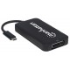 Adattatore multifunzione USB-C™ 4 in 1 a  DP/HDMI/DVI/VGA Nero