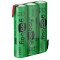 Rechargeable NiMH 3xAAA HR3 800 mAh 3.6 Volt soldered batteries