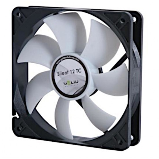 Silent Fan 120x120x25mm 12V with Temperature Control