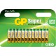12 AAA Mini Stilo 1.5 Volt GP Super Batteries / cells