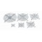 Griglia cromata per Ventole da 60mm x 60mm Griglia cromata per Ventole da 60mm x 60mm