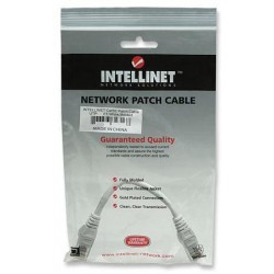 Network cable Patch CCA Category 5e White UTP 0,5 mt