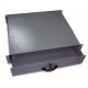 2U Keyboard Drawer for 19" Rack Cabinets with Grey Lock