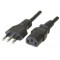 Power Cable C13 F to Italian 1.8m Black
