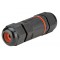 Waterproof outdoor connector for cable, IP68, 7.5 cm