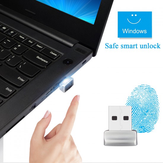 Lettore di Impronte Digitali USB compatibile con Windows Hello
