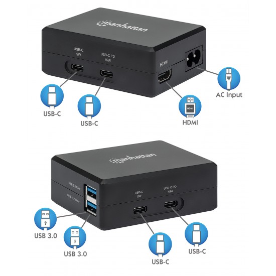 Hub USB per Ricarica USB-C™ Multifunzione con porta HDMI e Power Delivery