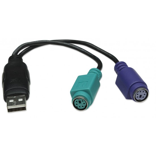 Adattatore da USB a doppio PS/2