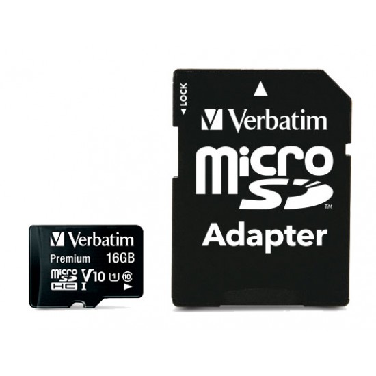 Memoria Micro SDHC 16 Gb con Adattatore - Classe 10