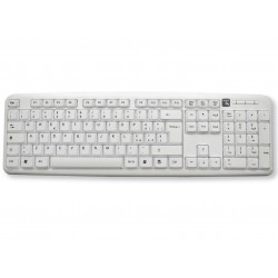 Tastiera 105 tasti USB Standard bianca Tastiera 105 tasti USB Standard bianca