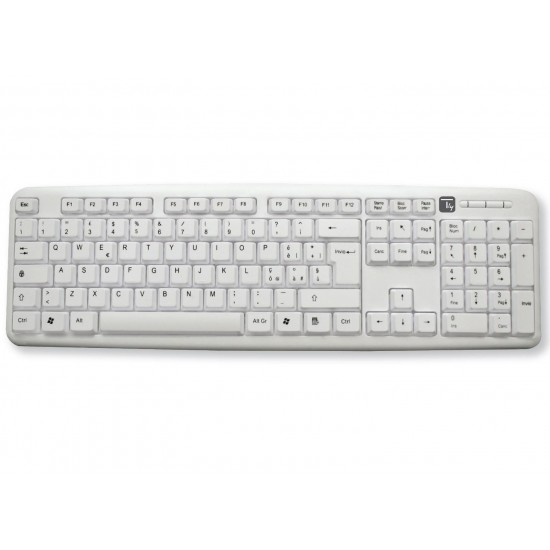 Keyboard 105 USB keys Standard white