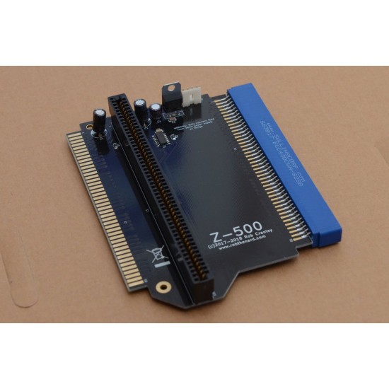 Adattatore Amiga 500 / 500+ Z-500 Zorro 2 con passthrough sidecar Adattatore Amiga 500 / 500+ Z-500 Zorro 2 con passthrough sidecar