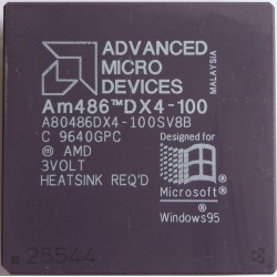 CPU AMD 486 DX4 at 100mhz A80486DX4-100SV8B