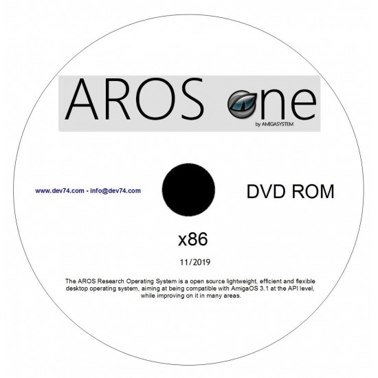 AROS one Live DVD by AMIGASYSTEM