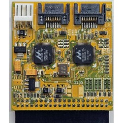 Adattatore convertitore da controller IDE a SATA interno compatibile Commodore AMIGA Adattatore convertitore da controller IDE a SATA interno compatibile Commodore AMIGA
