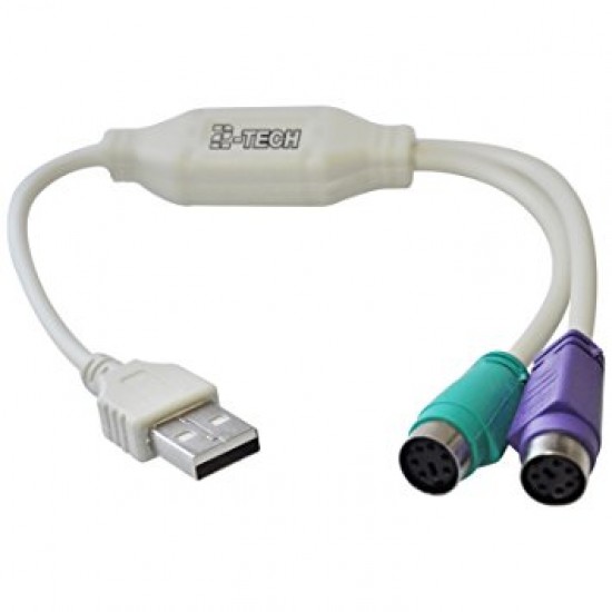 Adattatore da USB a PS2 per tastiera e mouse PS2 Adattatore da USB a PS2 per tastiera e mouse PS2