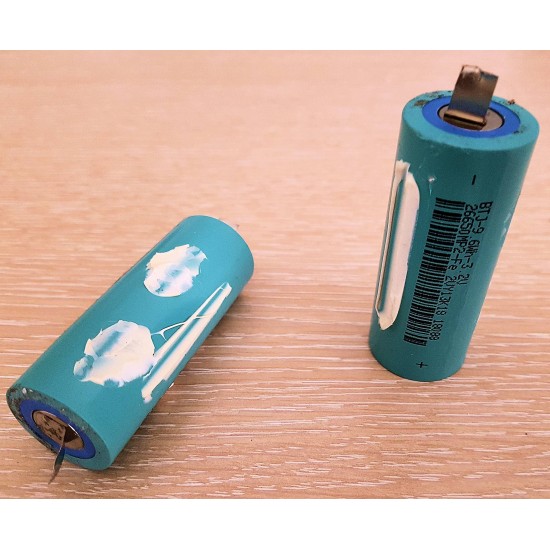 Batteria Litio Ferro Fosfato tipo LiFePo4 dimensione 26650