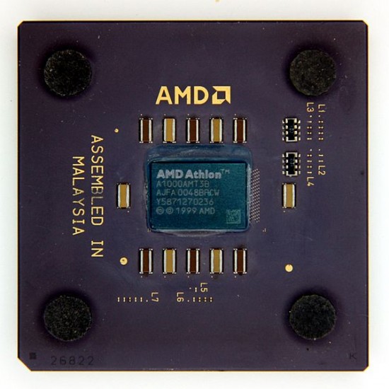 CPU AMD Athlon at 1 GHz A1000AMT3B CPU AMD Athlon at 1 GHz A1000AMT3B