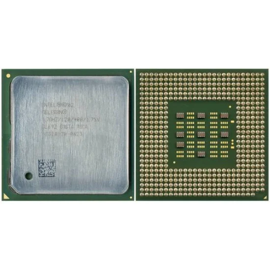 Fsb Computer Image CPU Intel Celeron 1,7Ghz 128KB Cache FSB 400Mhz - CEL17128400