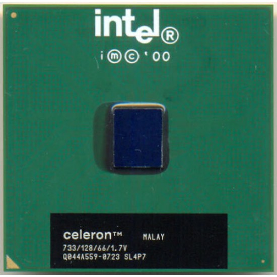 CPU Intel Celeron SL4P7 733Mhz/128KB/66Mhz Socket 370 1.7V