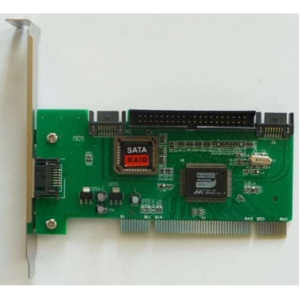 Controller PCI SATA II RAID più controller PATA Promise PDC20376 - PDC20376