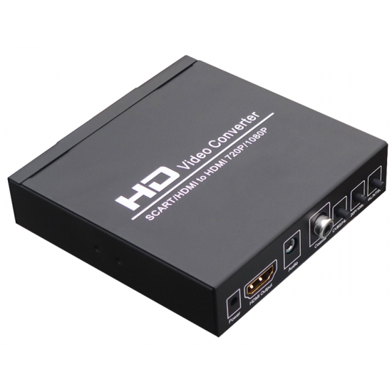 RGB SCART + HDMI to HDMI HD Video Converter for DVD and Game Console