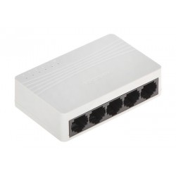 5-port Gigabit Tabletop Switch with Hikvision Power Supply