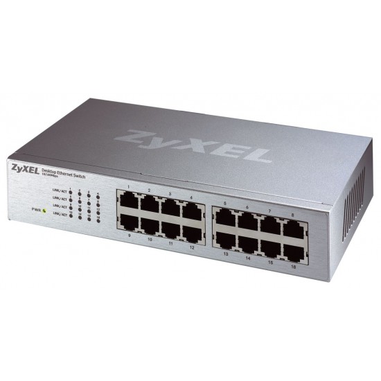 Switch Fast Ethernet ZyXel 16 porte 10/100 Mbps ES-116P Switch Fast Ethernet ZyXel 16 porte 10/100 Mbps ES-116P