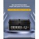 Fanless Mini PC for applications networking router firewall OpenWRT pfSense etc..