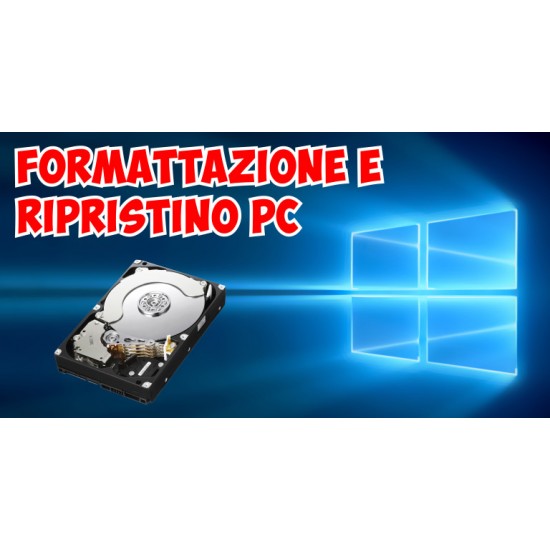 Formattazione e reinstallazione Windows su PC e WorkStation con recupero dati preesistenti