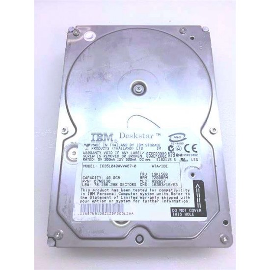 Hitachi DeskStar 80GB SATA HDS721680PLA380 Hard Disk Drive